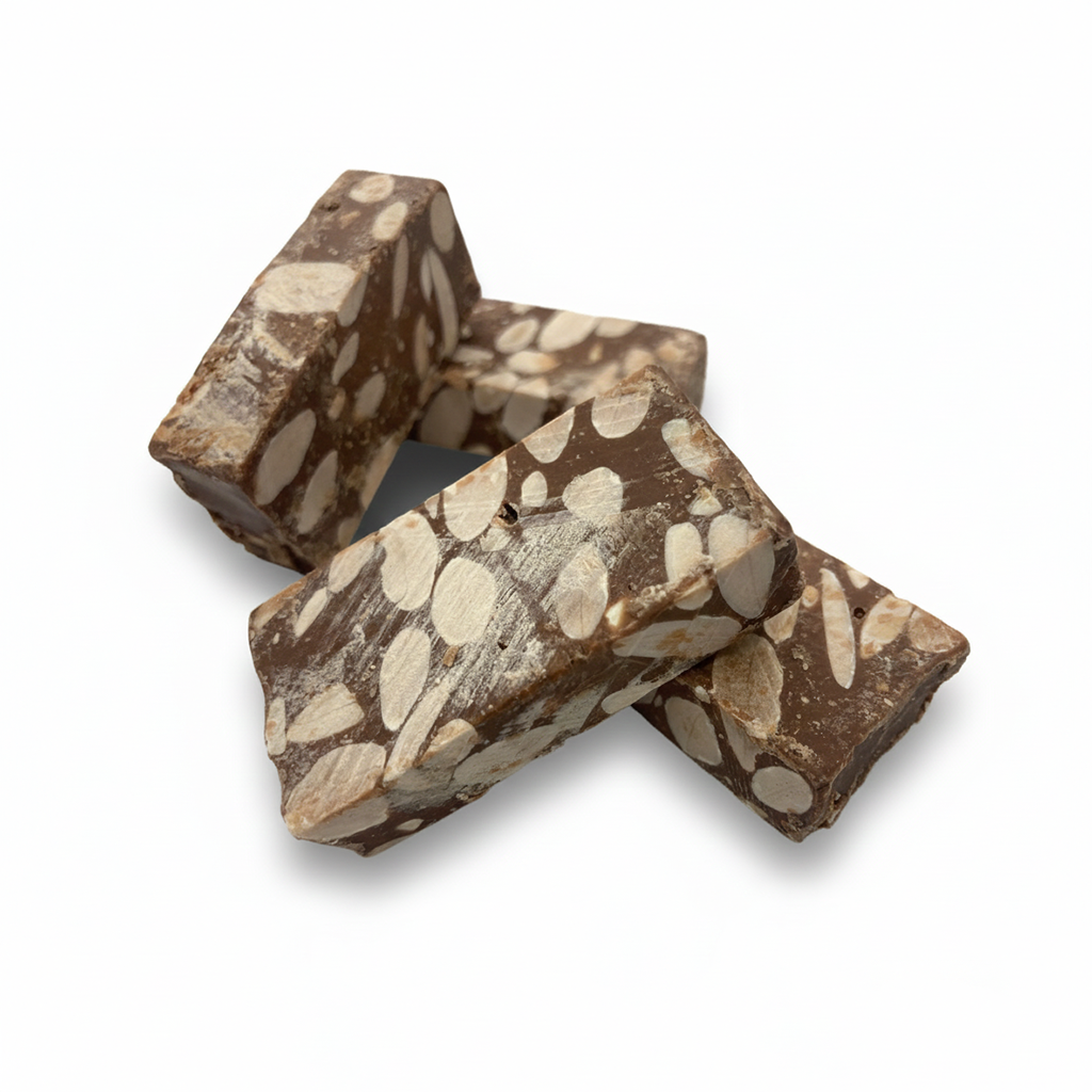 Turron de chocolate y almendras-3